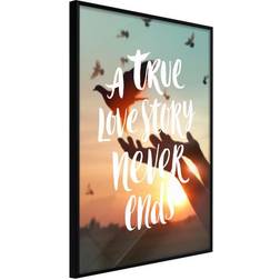 Arkiio Affisch A True Love Story Never Ends [Poster] 20x30 Poster